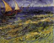 文森特 威廉 梵高 : 圣玛丽海景